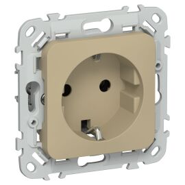 FLITE Розетка с заземлением без защитных шторок 16А РС11-0-ФлХ хаки IEK