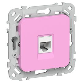 FLITE Розетка компьютерная RJ45 категория 6 UTP РК6-1-0-ФлПр пурпурный IEK