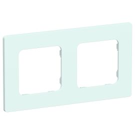 FLITE Рамка 2-местная РУ-2-К-ФлХЛ холодный лед IEK