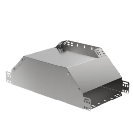 Ответвитель Т-образный верт. вверх боковой 100х300 HDZ, IEK CLM50D-OVVB-100-300-HDZ