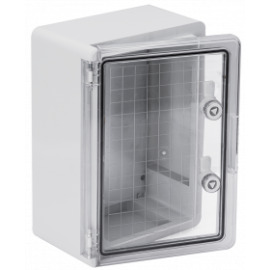 Корпус пластиковый ЩМПп 400х300х170мм, прозрачная дверь, УХЛ1, IP65, IEK MKP92-N-403017-65