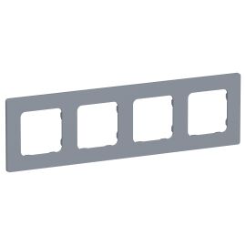 FLITE Рамка 4-местная РУ-4-К-ФлМ маренго IEK