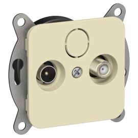 FLITE Розетка 2-местная TV+SAT экранированная оконечная РТВс-2-1-1-ФлН навахо IEK