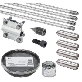 Комплект заземления 6/14 нержавеющая сталь IEK