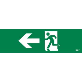 Этикетка самоклеящаяся 310х90мм "Фигура/стрелка влево" IEK