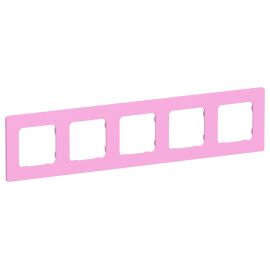 FLITE Рамка 5-местная РУ-5-К-ФлПр пурпурный IEK