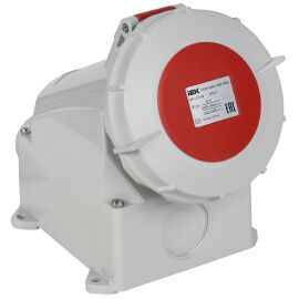 Розетка стационарная ССИ-1252 32А-6ч 380В 3P+PE+N IP67 IEK