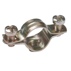 Скоба металлическая двухкомпонентная 10-11мм, IEK CMA12-10-100