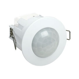 Датчик движения ДД 201, 1200Вт, 360 град.,6М, IP20, белый, IEK LDD11-201-1200-001