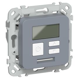 FLITE Термостат электронный с дисплеем 16А Т-ФлМ маренго IEK