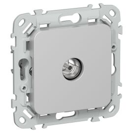 FLITE Розетка TV экранированная оконечная тип M РТВм-1-1-1-ФлА алюминий IEK