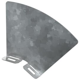 Перегородка разделительная 100мм поворота вертикального внешнего 45град HDZ IEK