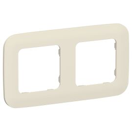 FLITE Рамка 2-местная РУ-2-А-ФлСл сливочный IEK