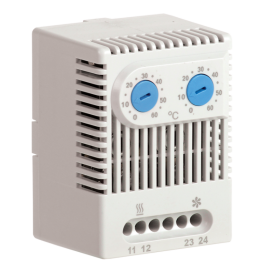 Термостат двухканальный от 0 до +60C NO+NO, IEK YCE-DTNO-NO-60