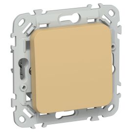 FLITE Выключатель 1-клавишный кнопочный 10А ВС11-2-0-ФлШм шамуа IEK