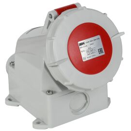 Розетка стационарная ССИ-1152 16А-6ч 380В 3P+PE+N IP67 IEK