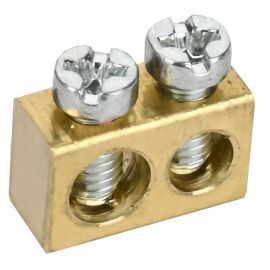 TEKFOR Шина нулевая сечение 6х9 2 отверстия IEK