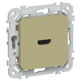 FLITE Розетка HDMI РШДМА-ФлО оливковый IEK