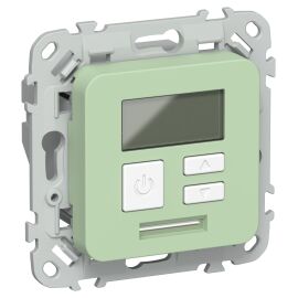 FLITE Термостат электронный с дисплеем 16А Т-ФлФ фисташковый IEK