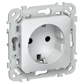 FLITE Розетка с заземлением без защитных шторок 16А РС11-0-ФлЖ жемчуг IEK