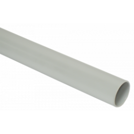 Труба ПВХ гладкая жесткая, d25, 2м, серая, уп.50м, IEK CTR10-025-K41-2-050