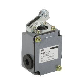 Выключатель концевой ВПК-2112-БУ2, рычаг с роликом, IP65, IEK KV-1-2112-1