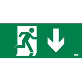 Этикетка самоклеящаяся 330х140мм "Фигура/стрелка вниз" IEK