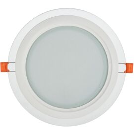 Светильник светодиодный ДВО 1622 со стеклом круг 18Вт 4000К IP20 IEK