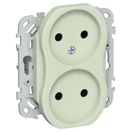 FLITE Розетка 2-местная без заземления без защитных шторок 10А РС02-0-ФлП панг IEK