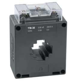 Трансформатор тока ТТИ-30 300/5А, 5ВА, класс 0,5S, IEK ITT20-3-05-0300