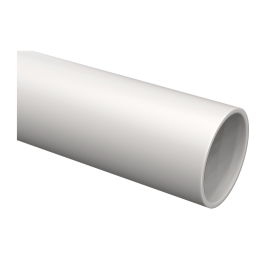 Труба ПВХ гладкая жесткая, d20, 2м, белая, уп.50м, IEK CTR10-020-K01-2-050