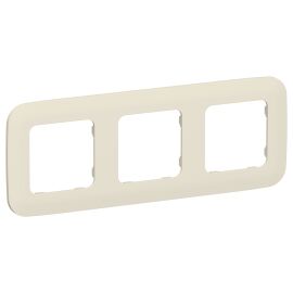 FLITE Рамка 3-местная РУ-3-А-ФлСл сливочный IEK