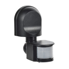 Датчик движения ДД 008, 1100Вт, 180град., 12м, IP44, черный IEK LDD10-008-1100-002