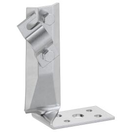 Держатель проводника круглого 6-10мм винтовой угловой скрученный h=70мм оцинкованная сталь IEK