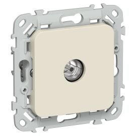 FLITE Розетка TV экранированная проходная тип M РТВм-1-1-2-ФлСл сливочный IEK