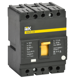 Выключатель автоматический ВА88-33 3Р 160А 35кА, IEK SVA20-3-0160