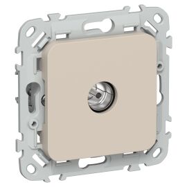 FLITE Розетка TV экранированная оконечная тип M РТВм-1-1-1-ФлЛ льняной IEK