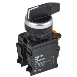 Переключатель длинная ручка на 3 положения 2NO чёрный MASTER IEK