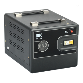 Стабилизатор напряжения переносной HUB 3кВА, IEK IVS21-1-003-13