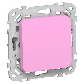 FLITE Выключатель 1-клавишный кнопочный 10А ВС11-2-0-ФлПр пурпурный IEK