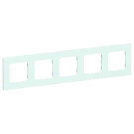 FLITE Рамка 5-местная РУ-5-К-ФлХЛ холодный лед IEK