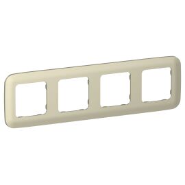 FLITE Рамка 4-местная РУ-4-А-ФлШ шампань IEK