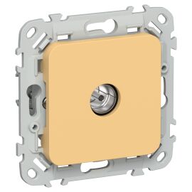 FLITE Розетка TV экранированная проходная тип M РТВм-1-1-2-ФлЗ золотарник IEK