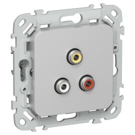 FLITE Розетка RCA РАрса-ФлА алюминий IEK