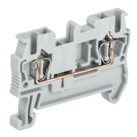 Клемма пружинная КПИ 2в-2,5, 31А ,серый, IEK YZN11-002-K03