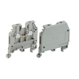 Зажим наборный ЗНИ-2,5мм2 (JXB24А) серый, IEK YZN10-002-K03