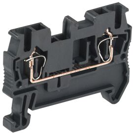 Клемма пружинная КПИ 2в-2,5 31А черная IEK