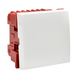 Выключатель проходной одноклавишный ВК4-21-00-П "ПРАЙМЕР" белый, IEK CKK-40D-PO2-K01