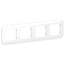 FLITE Рамка 4-местная РУ-4-А-ФлБ белый IEK