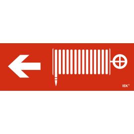 Этикетка самоклеящаяся 280х100мм "Пожарный кран/стрелка налево" IEK